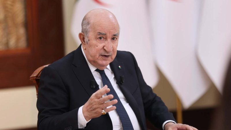 President Tebboune Reaffirms Algeria’s Non-Negotiable Principles: Full Support for Palestine and Western Sahara