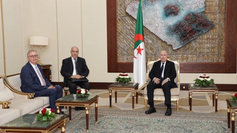 President Tebboune Receives Farewell Visit from Swedish Ambassador Bjorn Haggmark