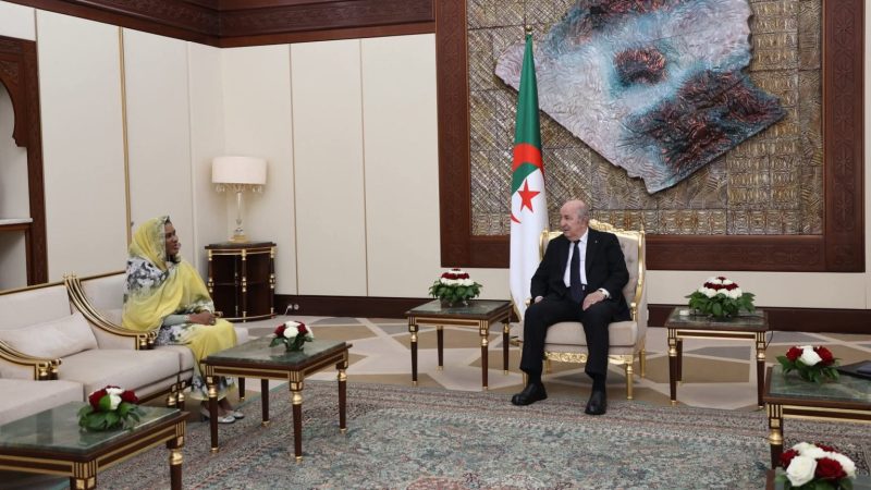President Tebboune Receives Sudanese Ambassador on Farewell Visit