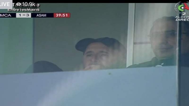 Djamel Belmadi présent au match du MCA face à Ain Mlila