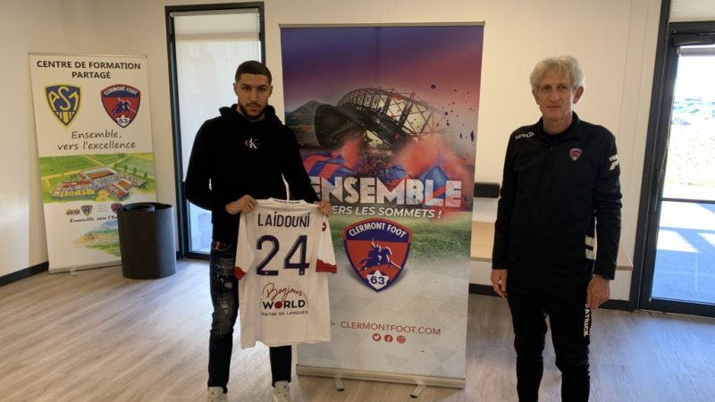 Laïdouni signe un contrat stagiaire avec Clermont