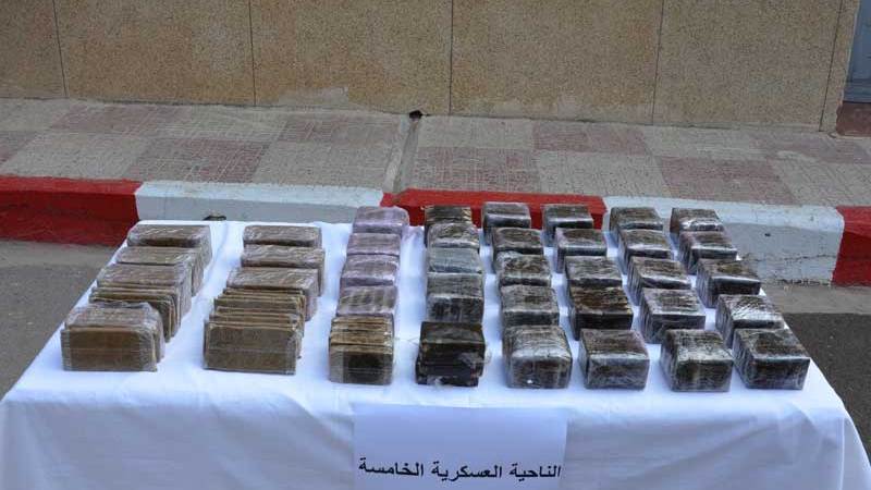 ANP : saisie d’une grande quantité de kif traité dans les frontières avec le Maroc