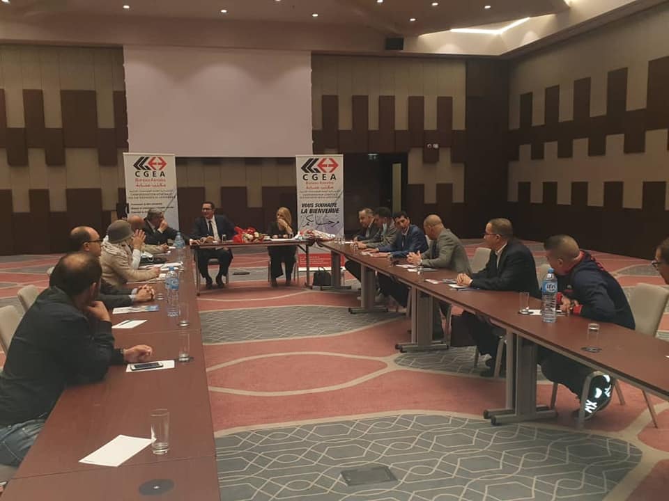 Annaba : tenue d’une réunion des membres du bureau de la CGEA présidée par Saida Neghza