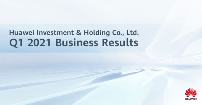 Huawei annonce ses résultats financiers pour le premier trimestre 2021