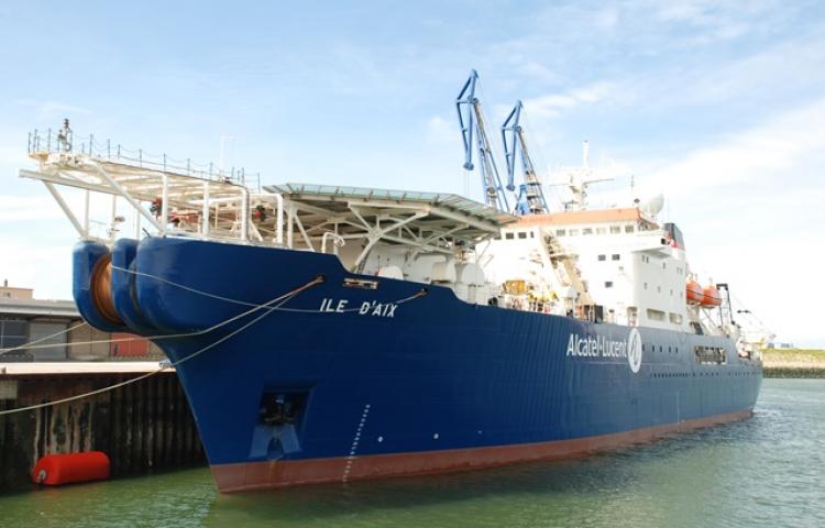 La société française « Alcatel Submarine Networks » a posé des câbles télécoms au large de Dakhla dans le Sahara occidental occupé