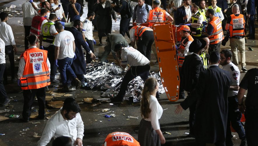 45 morts dans une bousculade géante lors d’un festival religieux à l’entité sioniste