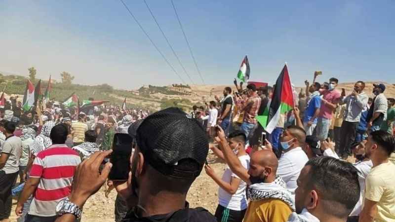 Des milliers de Jordaniens manifestent contre Israël aux frontières