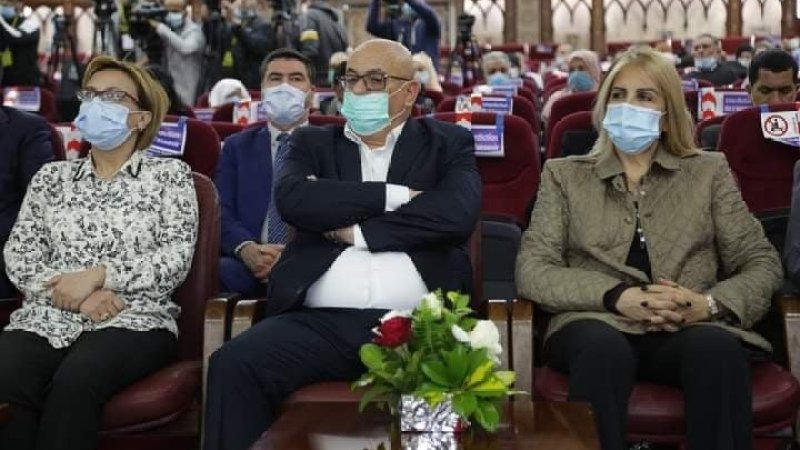 Saida Neghza participe à la cérémonie de célébration de la Fête des travailleurs