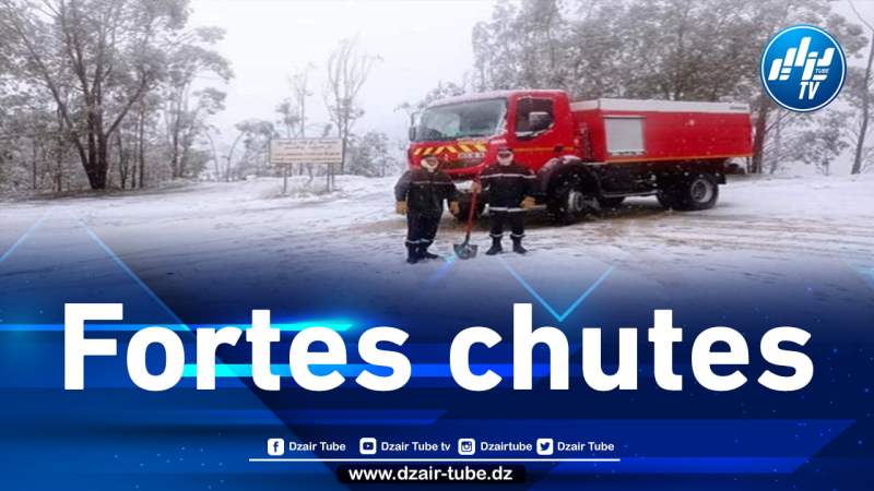 Intempéries: plusieurs routes nationales et chemins de wilayas coupées à cause de la neige