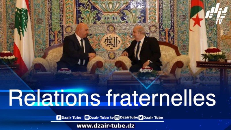 Le Président Tebboune s’entretient avec son homologue libanais lors d’une visite officielle à Alger