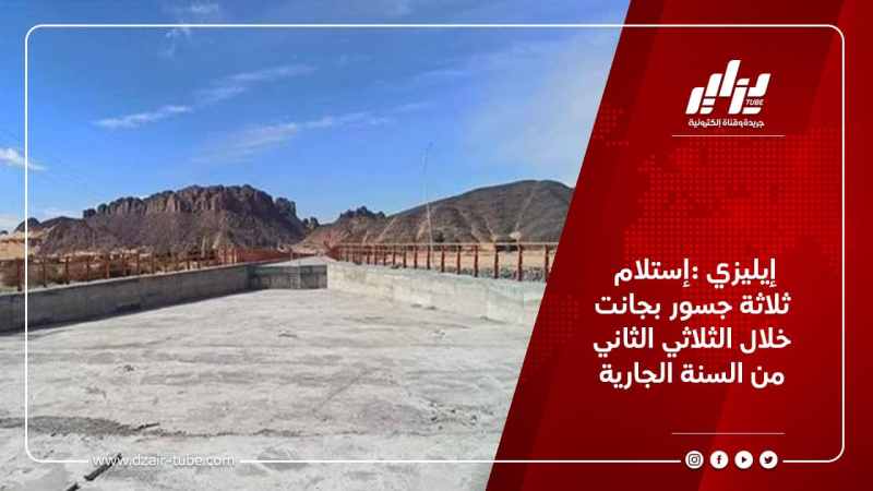 إيليزي :إستلام ثلاثة جسور بجانت خلال الثلاثي الثاني من السنة الجارية