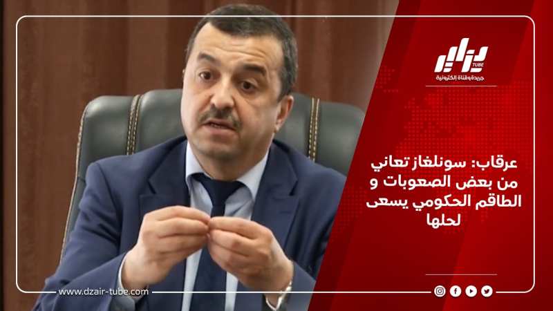 عرقاب: سونلغاز تعاني من بعض الصعوبات و الطاقم الحكومي يسعى لحلها