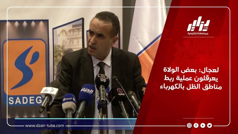 لعجال: بعض الولاة يعرقلون عملية ربط مناطق الظل بالكهرباء
