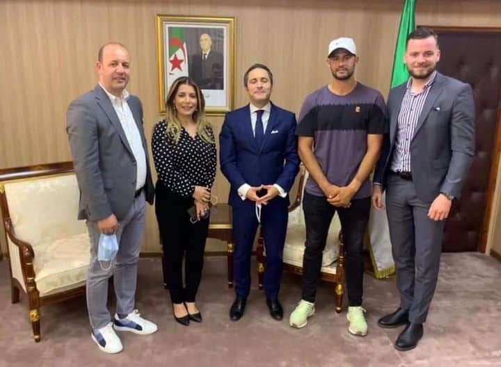 خالدي و سواكري يستقبلان رئيس الاتحادية الجزائرية للتنس