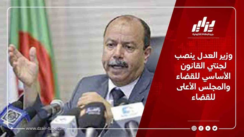 وزير العدل ينصب لجنتي القانون الأساسي للقضاء والمجلس الأعلى للقضاء