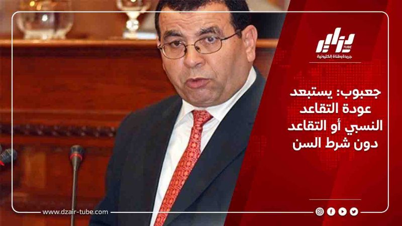 جعبوب: يستبعد عودة التقاعد النسبي أو التقاعد دون شرط السن