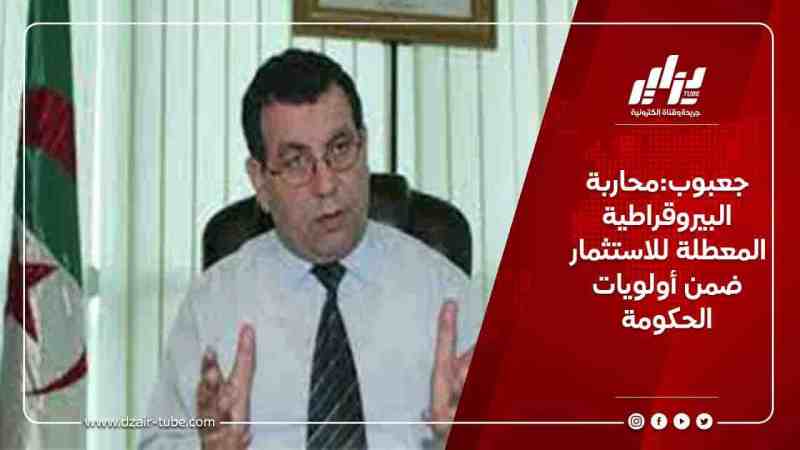 جعبوب:محاربة البيروقراطية المعطلة للاستثمار ضمن أولويات الحكومة