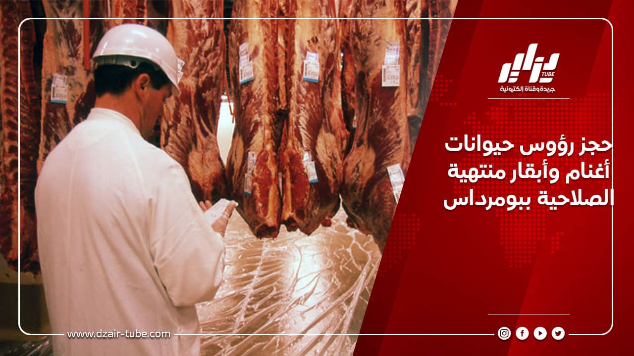 حجز رؤوس حيوانات أغنام وأبقار منتهية الصلاحية ببومرداس