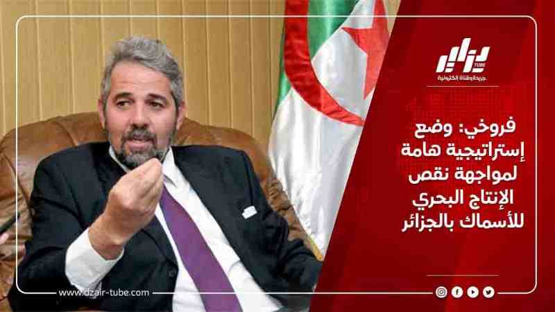 فروخي: وضع إستراتيجية هامة لمواجهة نقص الإنتاج البحري للأسماك بالجزائر