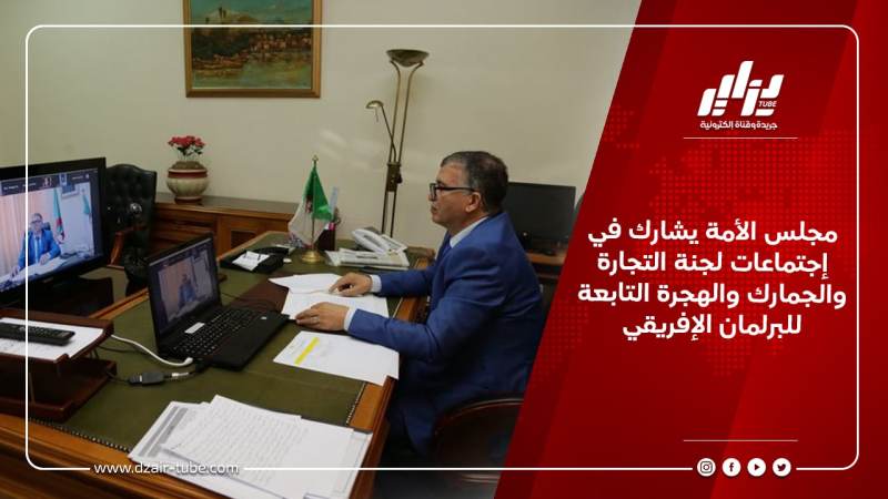 مجلس الأمة يشارك في إجتماعات لجنة التجارة والجمارك والهجرة التابعة للبرلمان الإفريقي