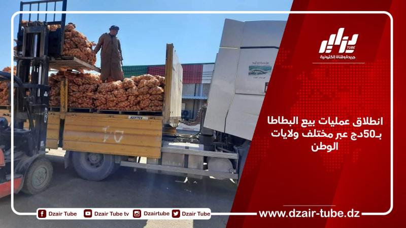 انطلاق عمليات بيع البطاطا بـ50دج عبر مختلف ولايات الوطن