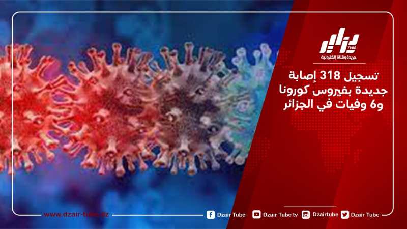 تسجيل 318 إصابة جديدة بفيروس كورونا في الجزائر