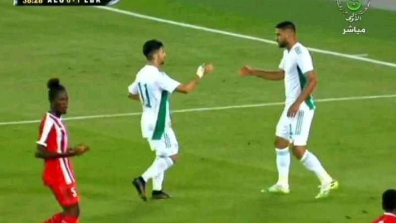 بالفيديو هدف عمورة الأول في شباك منتخب ليبيريا