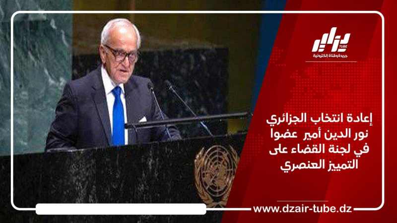 إعادة انتخاب الجزائري نور الدين أمير  عضوا في لجنة القضاء على التمييز العنصري