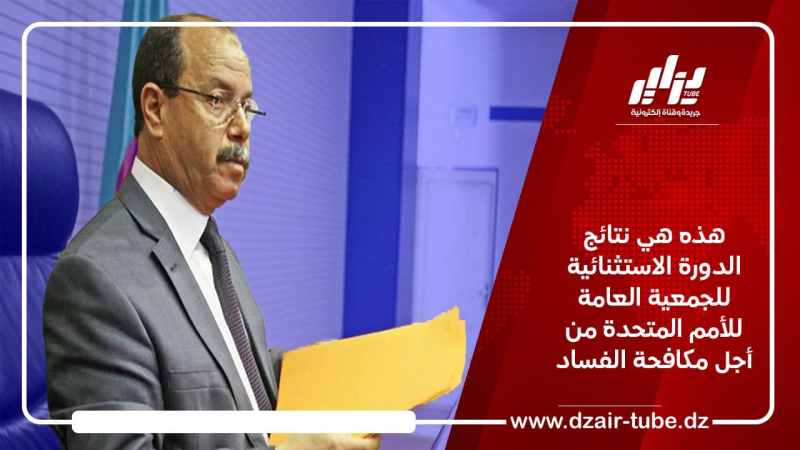 هذه هي نتائج الدورة الاستثنائية للجمعية العامة للأمم المتحدة من أجل مكافحة الفساد
