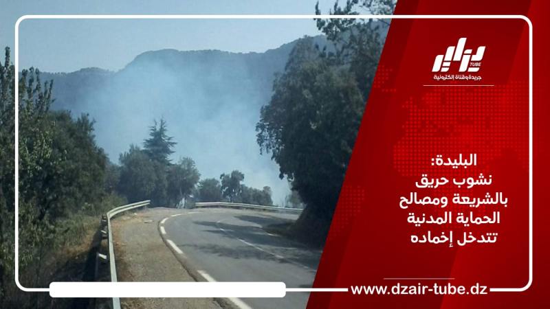 البليدة: نشوب حريق بالشريعة ومصالح الحماية المدنية تتدخل لإخماده