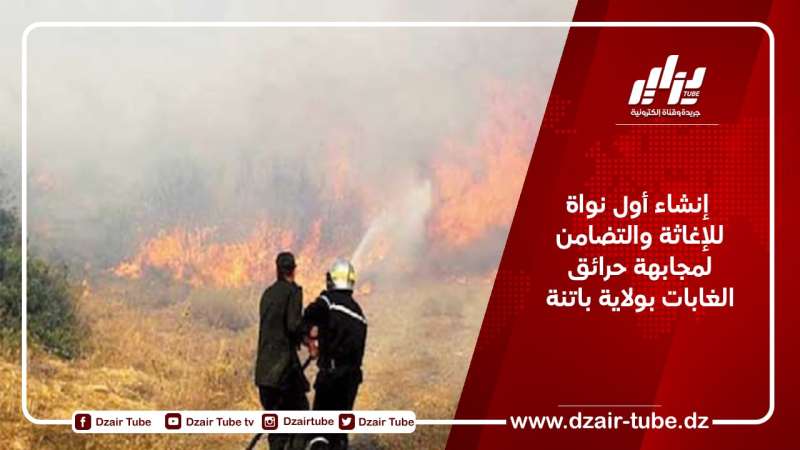  إنشاء أول نواة للإغاثة والتضامن لمجابهة حرائق الغابات بولاية باتنة