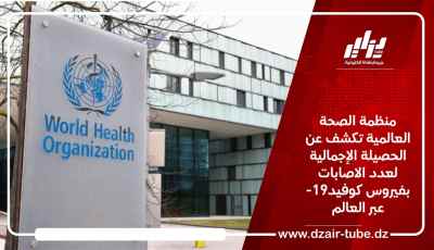 منظمة الصحة العالمية تكشف عن الحصيلة الإجمالية لعدد الاصابات بكورونا عبر العالم