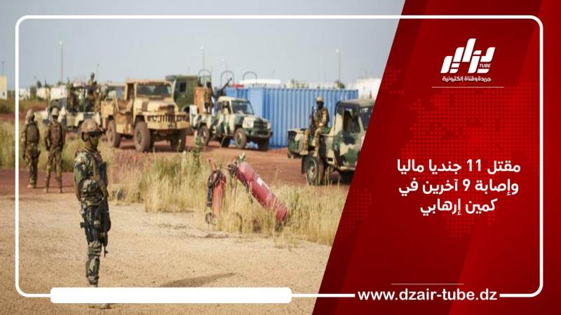 مقتل 11 جنديا ماليا وإصابة 9 آخرين في كمين إرهابي