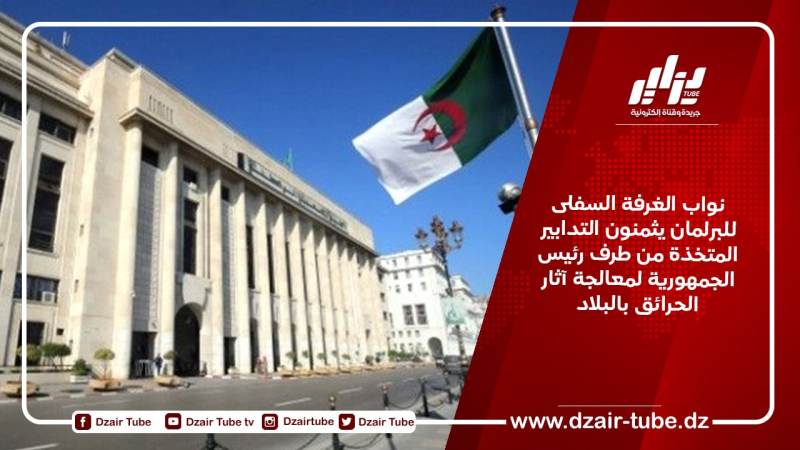 نواب الغرفة السفلى للبرلمان يثمنون التدابير المتخذة من طرف رئيس الجمهورية لمعالجة آثار الحرائق بالبلاد
