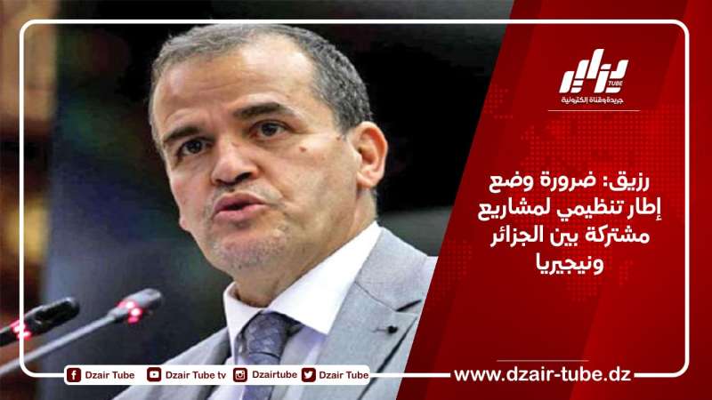 رزيق: ضرورة وضع إطار تنظيمي لمشاريع مشتركة بين الجزائر ونيجيريا