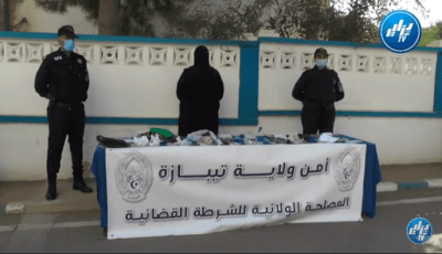 أمن ولاية تيبازة يلقي القبض على مشعوذة وحجز عدة معدات، عقاقير وبقايا حيونات كانت تستعملهم للشعوذة