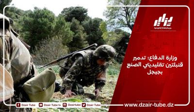 وزارة الدفاع: تدمير قنبلتين تقليديتي الصنع بجيجل