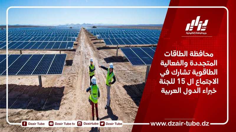 محافظة الطاقات المتجددة والفعالية الطاقوية تشارك في الاجتماع ال 15 للجنة خبراء الدول العربية