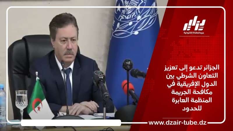 الجزائر تدعو إلى تعزيز التعاون الشرطي بين الدول الإفريقية في مكافحة الجريمة المنظمة العابرة للحدود
