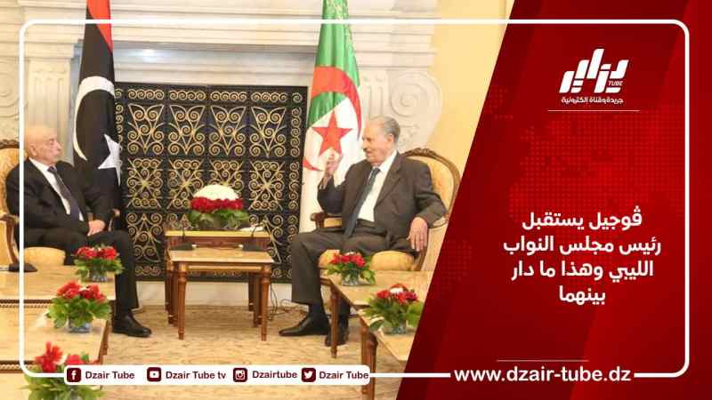 ڨوجيل يستقبل رئيس مجلس النواب الليبي وهذا ما دار بينهما