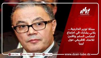 ممثلا لوزير الخارجية… بلاني يشارك في اجتماع لمجلس السلم والأمن للاتحاد الافريقي حول ليبيا