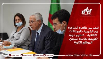 للحد من ظاهرة المتاجرة غير الشرعية بالممتلكات الثقافية.. تنظيم دورة تكوينية لفائدة مسيري المواقع الأثرية