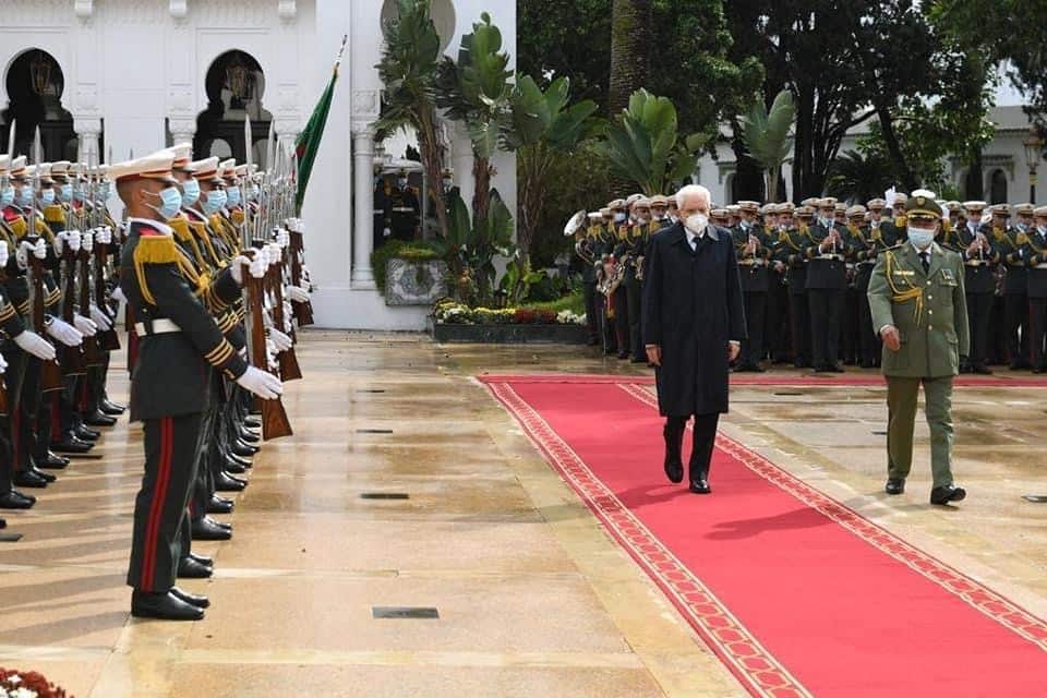 الوزير الأول  يستقبل الرئيس الإيطالي بولاية عنابة