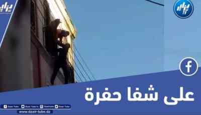 بالفيديو…شاهد عون حماية مدنية خارج الخدمة ينقذ شابا من الانتحار في البليدة