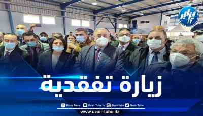 وزير الصناعة يعاين مشروع إنتاج الأكسجين والغازات الطبية “بيترو إير” بالعاصمة
