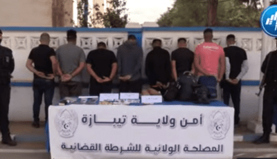 تيبازة: الشرطة تنجح في القبض على عصابة خطيرة للهجرة غير الشرعية