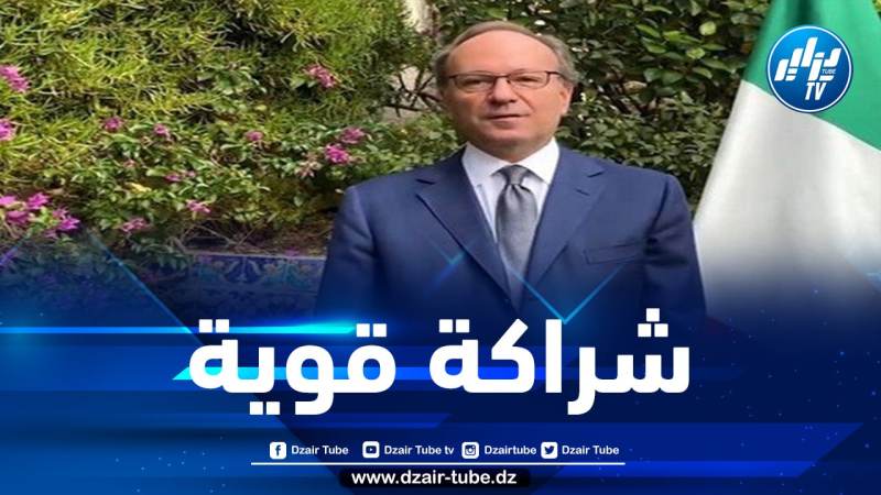 السفير الإيطالي: الجزائر شريك استراتيجي وأساسي لإيطاليا
