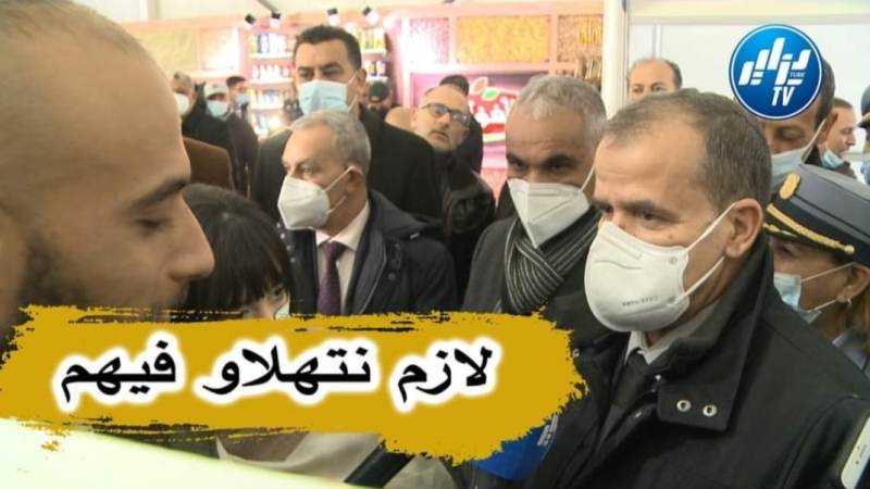 بالفيديو… شاهد ماذا قال وزير التجار لمستثمر أراد تصدير منتوجه