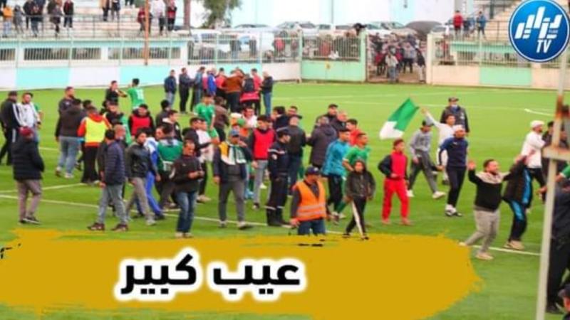بالفيديو…شاهد العنف يعود من جديد الى الملاعب الجزائر عبر لقاء إتحاد حجوط رائد القبة