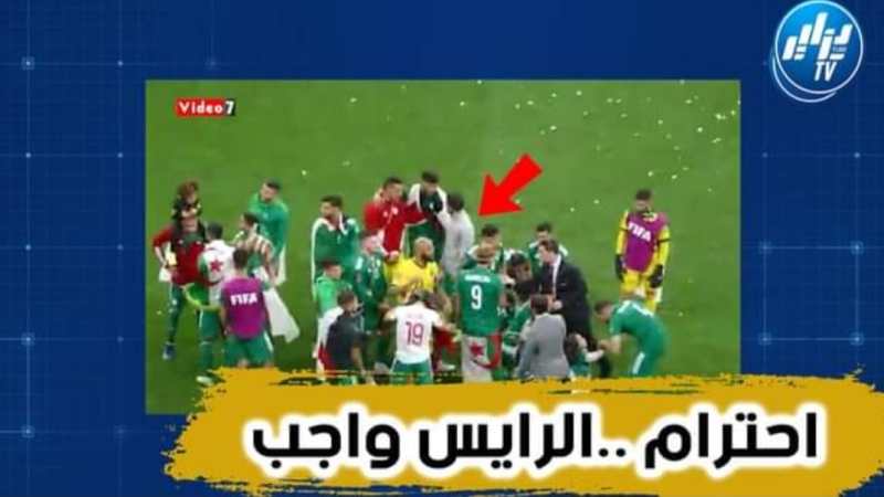 بالفيديو…شاهد ماذا حصل في الكواليس بين مبولحي ومزياني لحظة صعود البوديوم و تسلم الميداليات